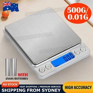 NEW 500g 0.01 DIGITAL POCKET SCALES JEWELLERY ELECTRONIC milligram micro mg - Picture 1 of 9