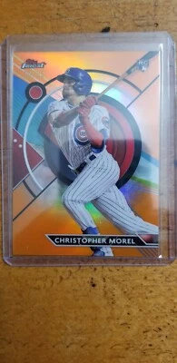 2023 TOPPS FINEST CHRISTOPHER MOREL ORANGE /25 - Image 1 of 2