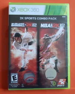 BRAND NEW 2K Sports Combo Pack: Major League Baseball 2K12/NBA 2K12 (Xbox 360) - Picture 1 of 6