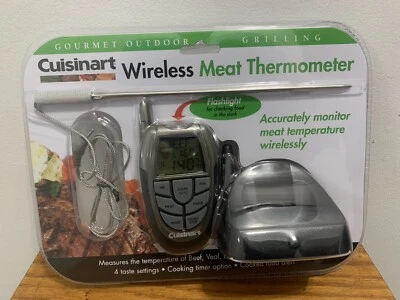TERMÓMETRO INALÁMBRICO PARA CARNE CUISINART GOURMET AL AIRE LIBRE ¡NUEVO EN PAQUETE!!! Foto 1 de 4