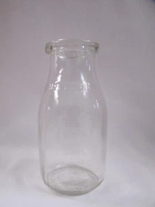 Antique Dairy Bottle Detroit Michigan Glass Creamer Half Pint Duraglass - Picture 1 of 10