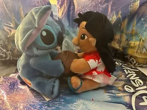 LILO & STITCH 20TH ANNIVERSARY PLUSH SHARING COCONUT DRINK DISNEY PARKS LR - Picture 1 of 7