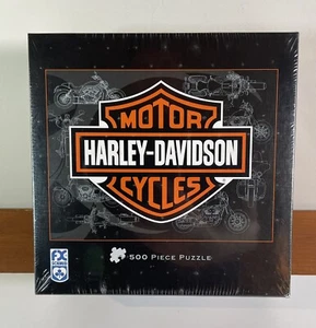 Harley Davidson Motor Cycles 500 Piece Puzzle FX Schmid #81319 FACTORY SEALED - Picture 1 of 3