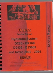 Manual de reparación del sistema hidráulico del tractor Deutz - Imagen 1 de 6