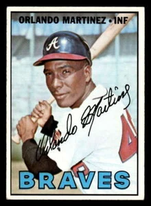 1967 Topps Orlando Martinez Semi High Number Atlanta Braves #504 EX XX5762 - Picture 1 of 2