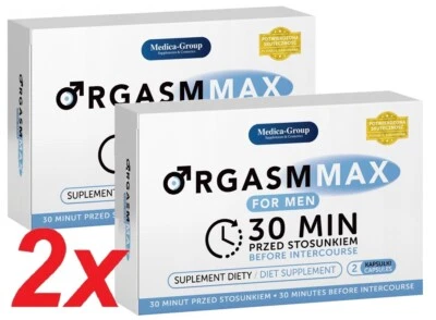 MEDICA GROUP ORGASM MAX 4 Kapseln (2 Verpackung x2 Kaps ) für Männer For Man Libido Steigern
