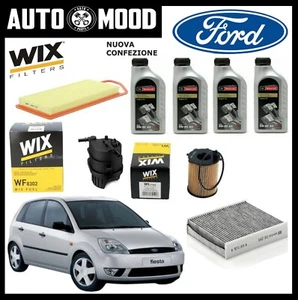 INSPEKTION FORD FIESTA V JH JD 1.4 TDCI 50KW 68PS 4 FILTER + 4L ÖL FORD 5W30 - Bild 1 von 2