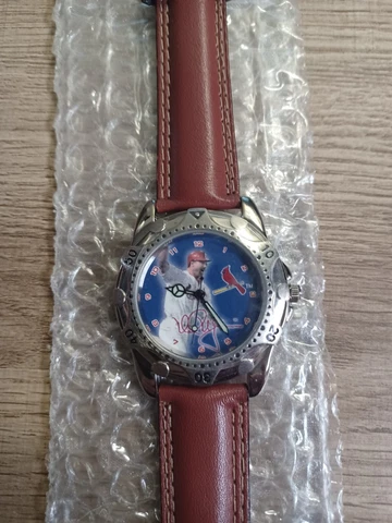 Mark McGwire Home Run Hero Watch, BRAND NEW NO BOX, Stainless Steel Caseback Cover