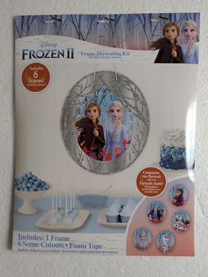 Disney Frozen II Frame Decorting Kit for Childrens Birthday Party - Image 1 of 2