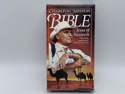 Charlton Heston Presents The Bible Passion VHS Tape Holy Land New & Sealed - Image 1 of 3