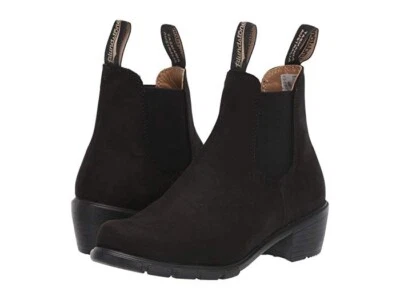 Blundstone Z18135 Womens Black Nubuck Block Heel 1960 Chelsea Boot Size US 7.5M - Image 1 of 4