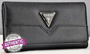 NWT Limited Pristine Wallet GUESS Taylor Slg Black New Ladies Fresh - Picture 1 of 1