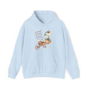 Thanksgiving Sweatshirt Hooded Holiday Unisex Heavy Blend™ Hooded Sweater Gift  - Picture 1 of 22