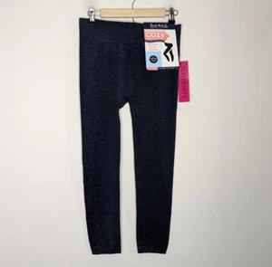 First Kick Women's Maternity Fleece Lined Cozy Soft Black Leggings One Size - Picture 1 of 5