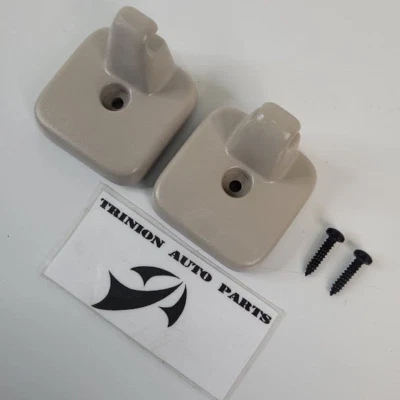 Ford Taurus Mercury Sable 2009-2012 parasol clip beige par conjunto de 2 OEM Foto 1 de 4