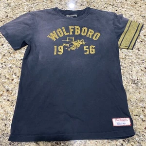 True Religion Kids Size L Ombré Wolfboro 1956 Football Grey and Mustard Yellow - Picture 1 of 5