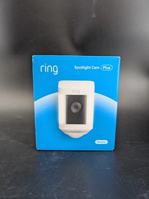 Ring Spotlight Cam Plus Battery Outdoor Camera with Lights Siren - Image 1 of 4