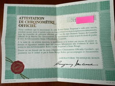 Cronómetro Rolex Original Garantía Ref. 571.01.971 - 250 - Circa 1971 - 3.1 mil Foto 1 de 4