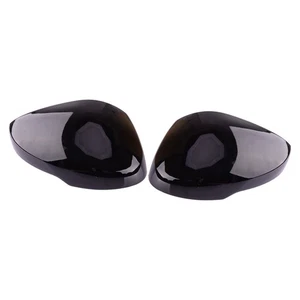 2x Glossy Black Door Side Rearview Mirror Cover Cap Fit for Honda Civic 11th xi - Picture 1 of 6