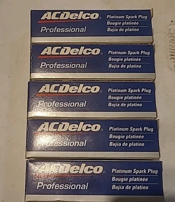 5 ACDelco Professional/Platinum Sparkplugs 41-810 AC Delco  - Image 1 of 3