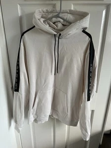 H&M Men’s Hoody, Beige And Black, Size Large - Picture 1 of 4