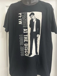 Panic! At The Disco PFIW TOUR 2018 CONCERT T-SHIRT 100% Cotton Size XL Black - Picture 1 of 5
