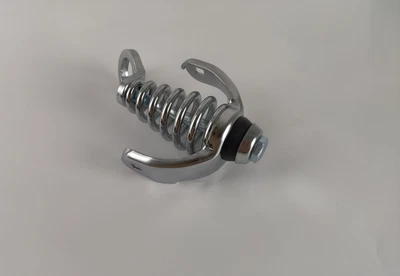 Accesorio de cabezal de horquilla de resorte de bicicleta cromado Lowrider bicicleta de crucero Foto 1 de 2