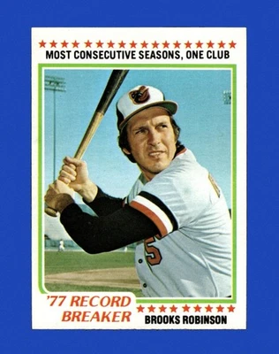 1978 Topps Set-Break #  4 Brooks Robinson Record Breaker EX-EXMINT *GMCARDS* - Image 1 of 2