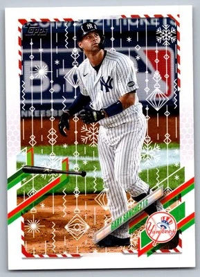 2021 Topps Holiday Gary Sanchez New York Yankees #HW45 - Image 1 of 2
