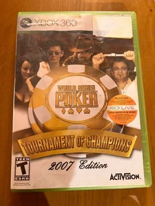 World Series of Poker: Tournament of Champions 2007 (Xbox 360) CIB & TESTED - Picture 1 of 3
