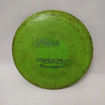 Used Innova Pro Wraith PFN 172g Yellow Distance Driver Golf Disc Inked - Image 1 of 4