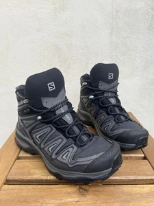 Salomon X Ultra Gore-Tex Black Waterproof Hiking Ankle Boots Size UK4 - Picture 1 of 6