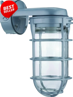 Lámpara de pared apretada al vapor estilo industrial Jelly Jar 150W 120V EE. UU. Foto 1 de 4