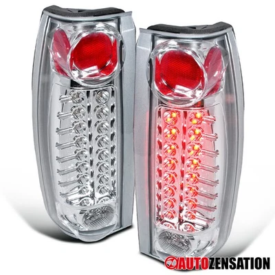 Fit 1988-1998 Chevy C/K Silverado 94-99 Tahoe Yukon LED Tail Lights Brake Lamps Foto 1 de 4