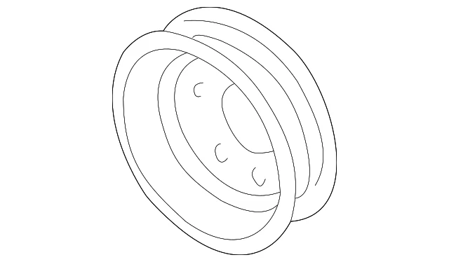 Genuine Volkswagen Pulley 038-145-255-A - Image 1 of 3