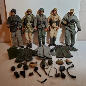 Lote de 5 figuras de acción militares de la Segunda Guerra Mundial 1:6 con extras dragón y siglo XXI 12"  - Imagen 1 de 24