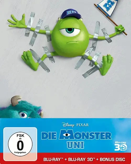 Die Monster Uni [Steelbook, 3D, inkl. 2D Version, 3 Discs] - Bild 1 von 1