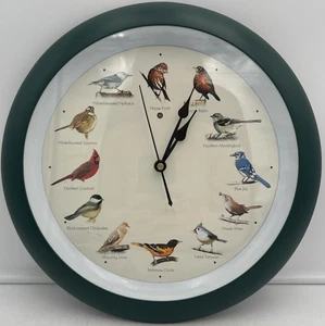 Audubon Singvogeluhr 12 nordamerikanische Singvögel Quarz 13" 1997 Vintage - Bild 1 von 4