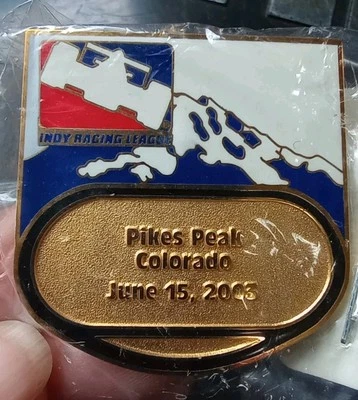 2003 Indy Racing League Pikes Peak Colorado  Hat / Lapel New - Image 1 of 4