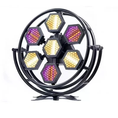 DMX 7x60W rgb retro light pixel retro lighting for stage party Bar Club wedding - Image 1 of 4