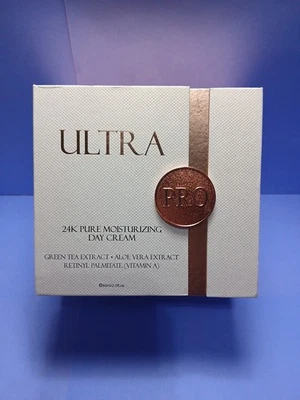 Ultra PRO 24k CREMA DE DÍA HIDRATANTE PURA 2,5 Fl Oz Aloe Vera Foto 1 de 4