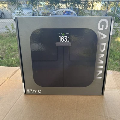 Garmin Index S2 Smart Scale preto novo em folha frete grátis - Imagem 1 de 4