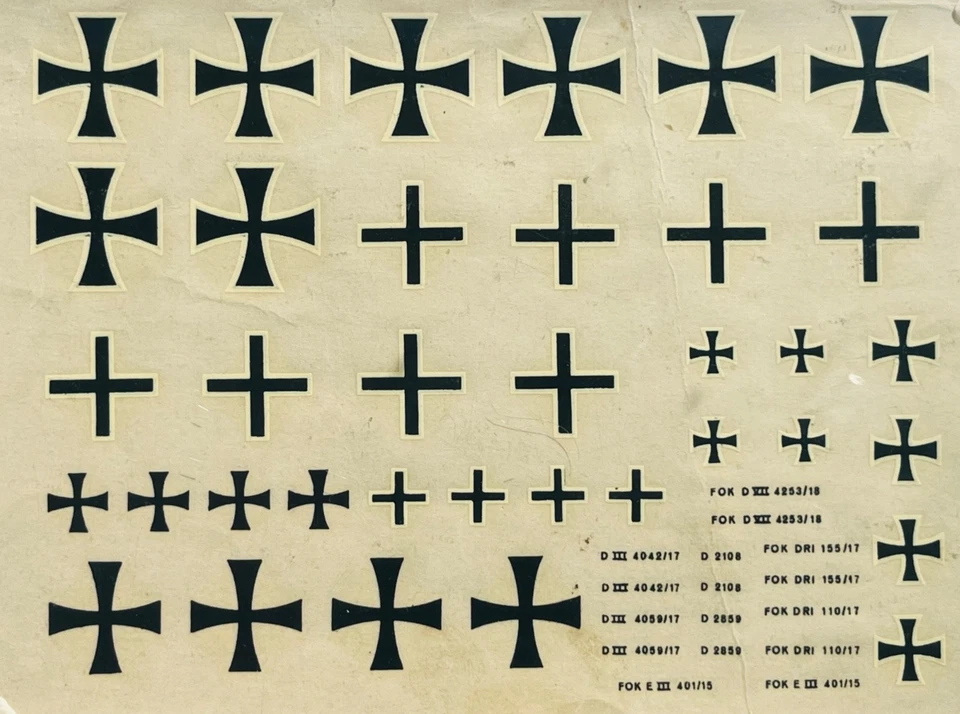  Decals : German WWI WWII  scale - Image 1 of 1