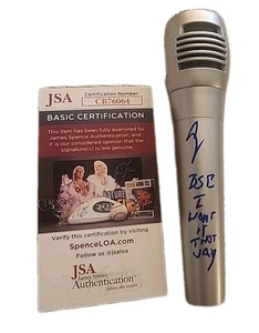 MICRÓFONO FIRMADO AJ MCLEAN BACKSTREET BOYS LO QUIERO DE ESA MANERA CERTIFICADO JSA #CB76064 - Imagen 1 de 4
