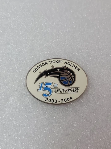 NBA Orlando Magic 15th Anniversary Season Ticket Holder Pin Enamel Clutchback Cover