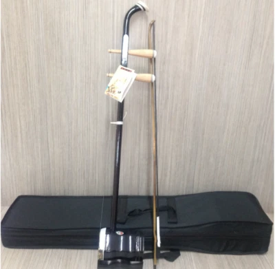 Erhu, Chinese 2-stringed Fiddle, Solid Timber Body,Neck+ Foam Case, Extra String — 第 1/4 张图片
