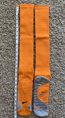 Nike Grip Bengals Broncos NFL Team Player Issued Football Game Socks XL Cover