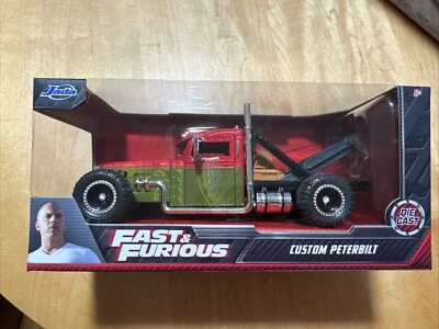 Jada Toys 1:24 "Fast & Furious" Hobbs & Shaw's Custom Peterbilt Diecast Vehicle - Image 1 of 4