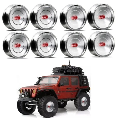 For 1/10 RC Crawler SCX10 TRX4 D90 Metal 1.9" Retro Beadlock Wheel Rim Wheel Hub - Image 1 of 4