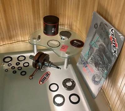 KIT DE RECONSTRUCCIÓN DEL MOTOR HONDA CRF 250R 2006-2007 / CIGÜEÑAL + PISTÓN + JUNTAS Foto 1 de 4